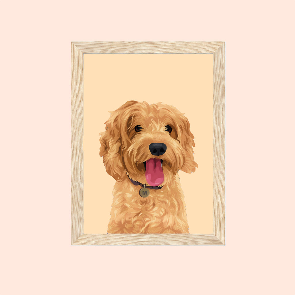 Personalised pet portraits custom made from your pet photo