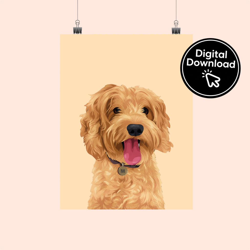 Personalised Pet Portrait (Digital File Only)