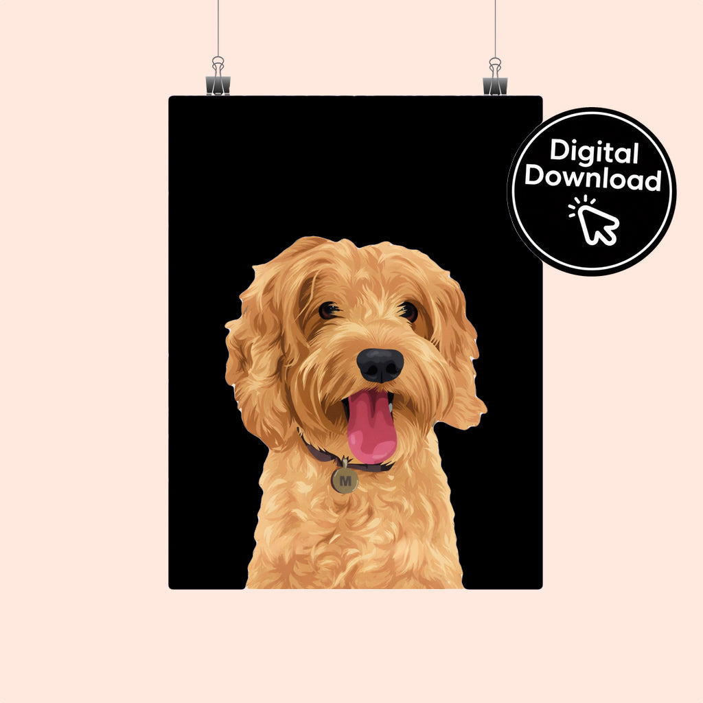 Personalised Pet Portrait (Digital File Only)