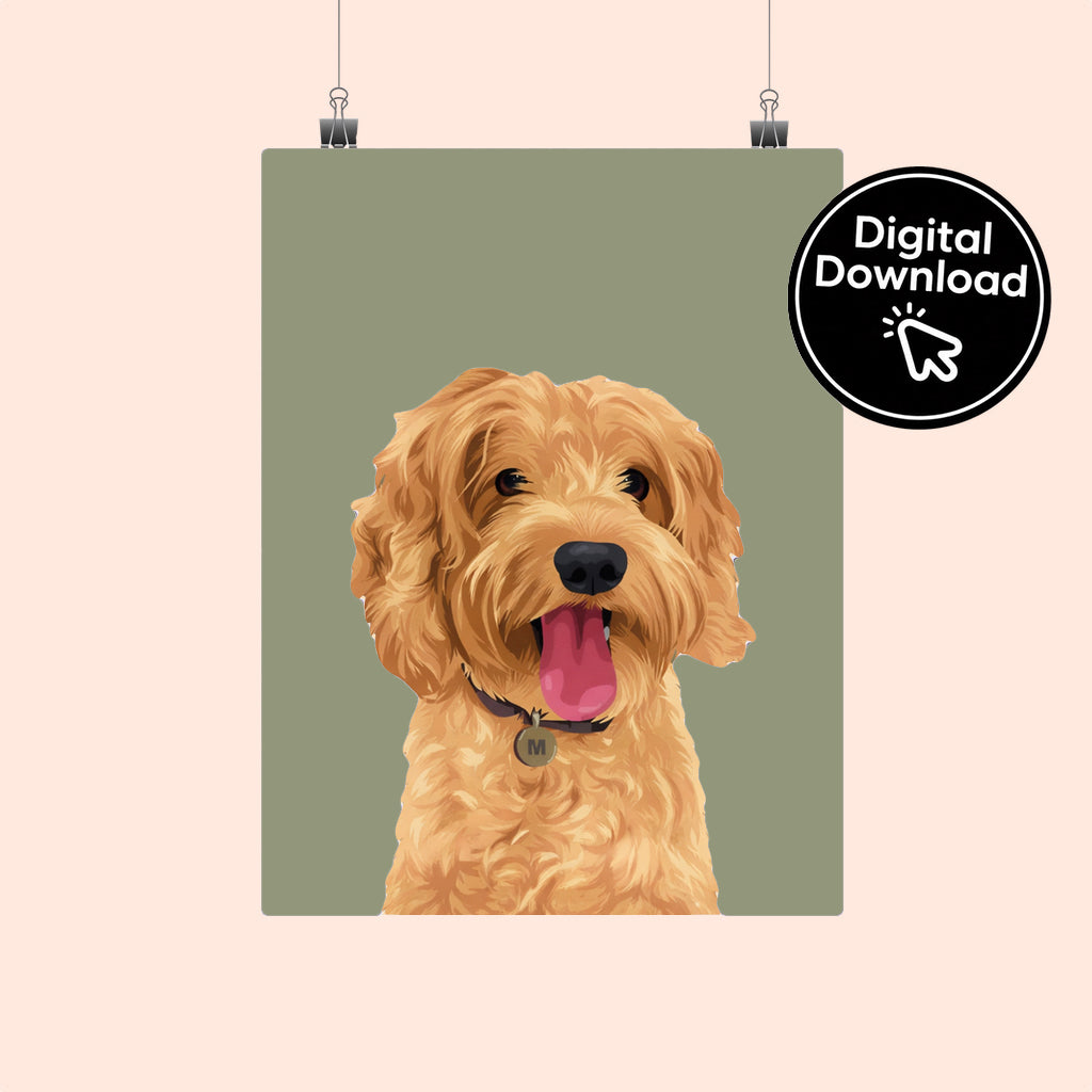 Personalised Pet Portrait (Digital File Only)