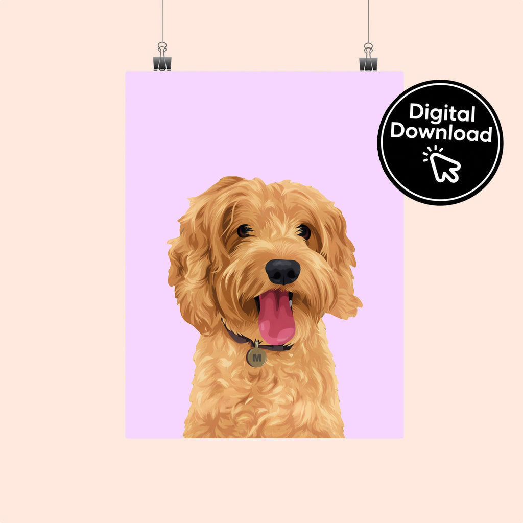Personalised Pet Portrait (Digital File Only)