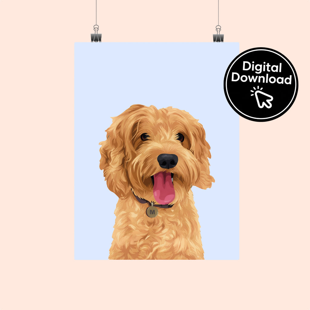Personalised Pet Portrait (Digital File Only)