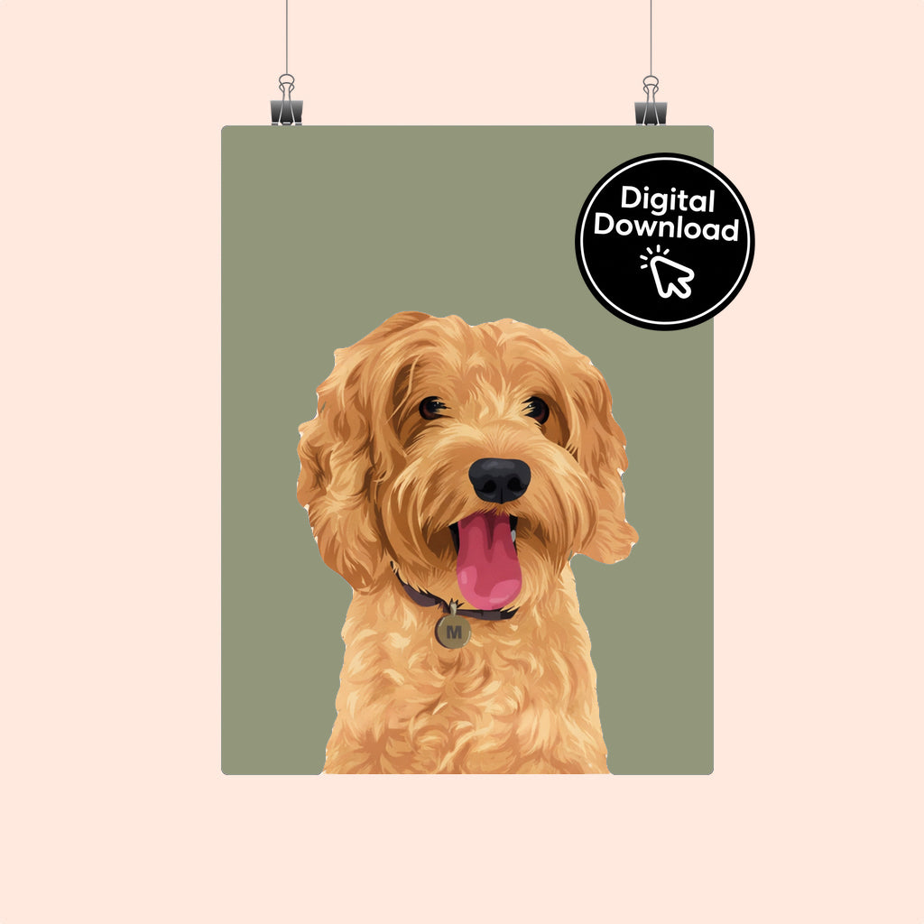 Personalised Pet Portrait (Digital File Only)