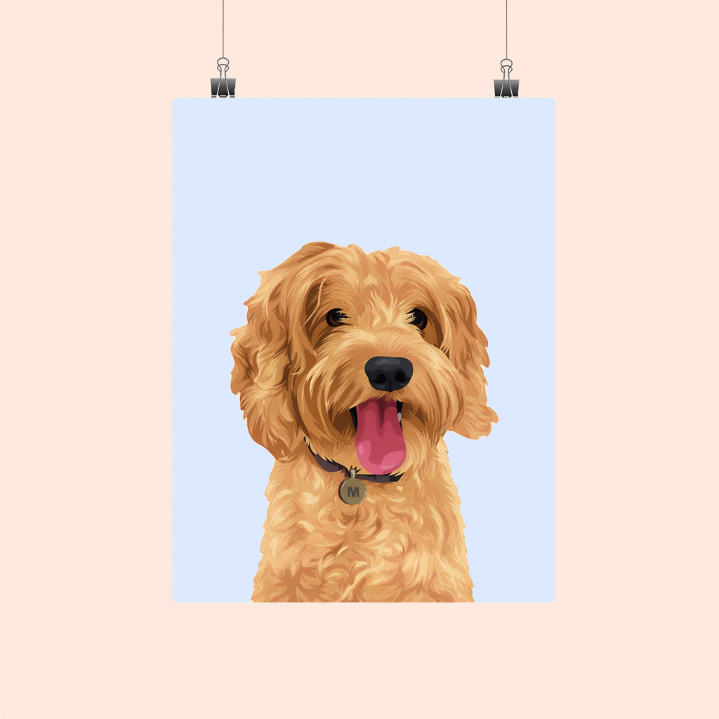 Personalised Pet Portrait (Poster Only)