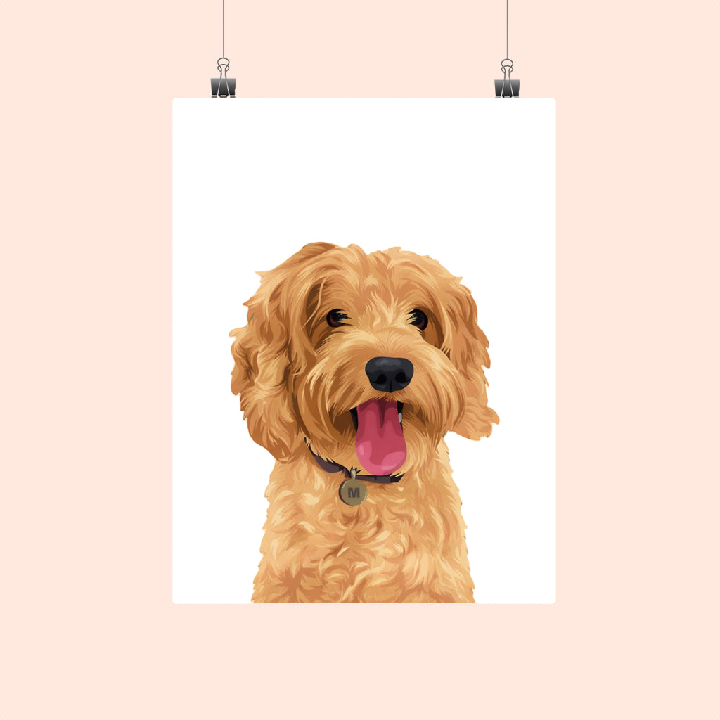 Personalised Pet Portrait (Poster Only)