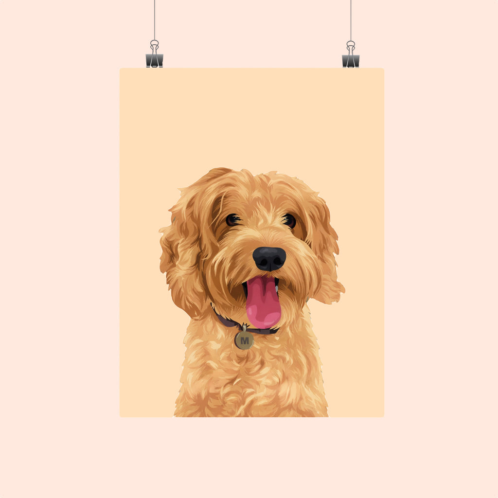 Personalised Pet Portrait (Poster Only)