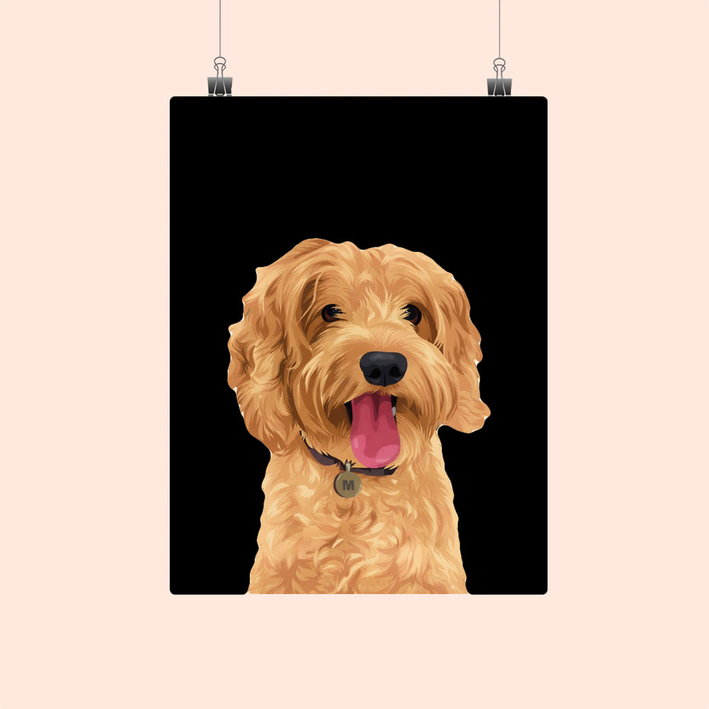 Personalised Pet Portrait (Poster Only)